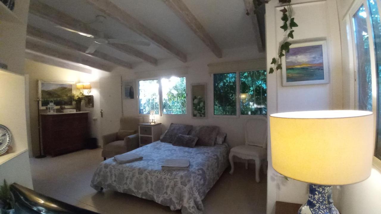 Casa Con Jardin Frente Playa De Burriana Villa Bagian luar foto