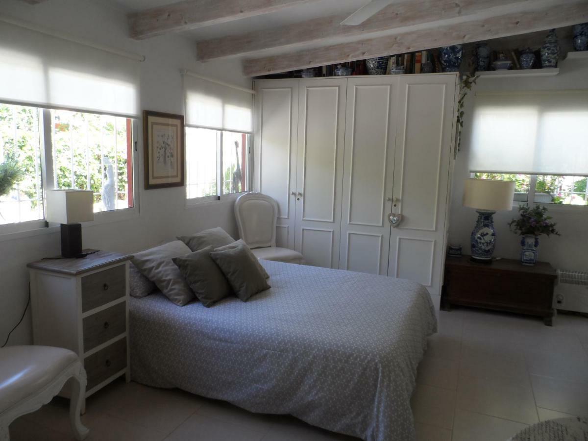 Casa Con Jardin Frente Playa De Burriana Villa Bagian luar foto